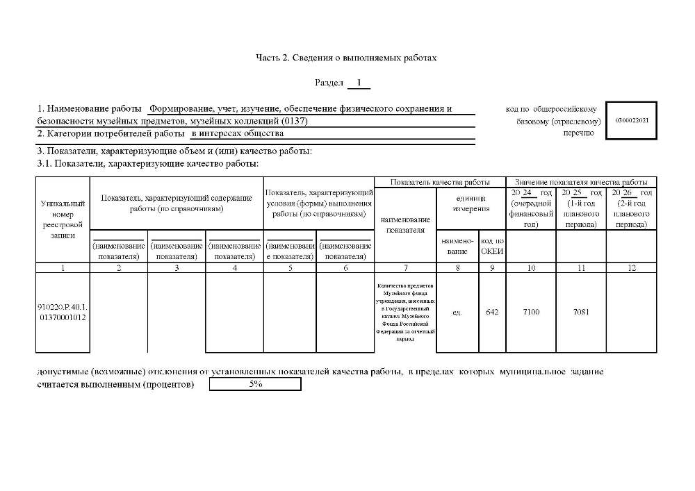 План МУЗЕЙ мун задание 2023 2025 г Страница 05